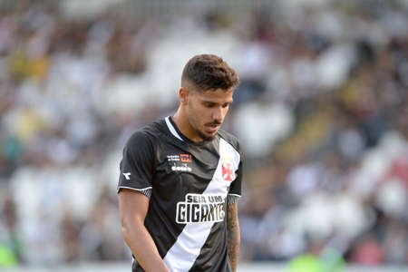 Rio, Brazil - july 22, 2018: Henrique player in match between Vasco and Gremio by the Brazilian Championship in Sao Januario Stadiumのeditorial素材