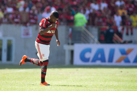 Rio, Brazil - september 02, 2018: Lincoln player in match between Flamengo 0 and 1 Ceara by the Brazilian Championship in Maracana Stadiumのeditorial素材
