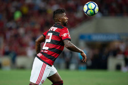 Rio, Brazil - september 12, 2018: Rodinei player in match between Flamengo and Corinthians by the Brazilian Cup in Maracana Stadiumのeditorial素材