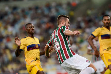 Rio, Brazil - february 03, 2019: Ezequiel player in match between Flamengo and Cabofriense by the Carioca Championship in Maracana Stadiumのeditorial素材