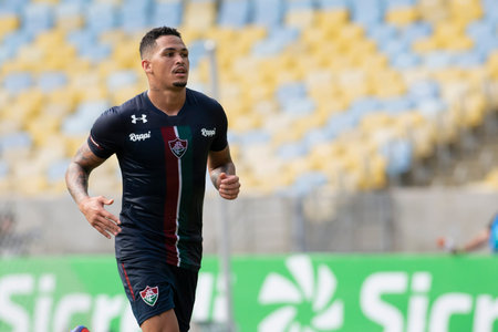 Rio, Brazil - march 10, 2019: Luciano player in match between Fluminense and Cabofriense by the Carioca Championship in Maracana Stadiumのeditorial素材