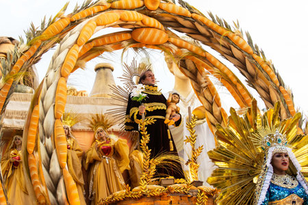 Rio, Brazil - march 03, 2019: Unidos da Tijuca during the Carnival Samba School Carnival RJ 2019, at...