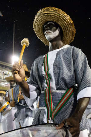 Rio, Brazil - march 01, 2019: Alegria da Zona Sul during the Carnival Samba School Carnival RJ 2019, at Sambodromoのeditorial素材
