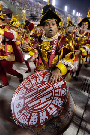 Rio, Brazil - march 02, 2019: Unidos de Bangu during the Carnival Samba School Carnival RJ 2019, at Sambodromoのeditorial素材