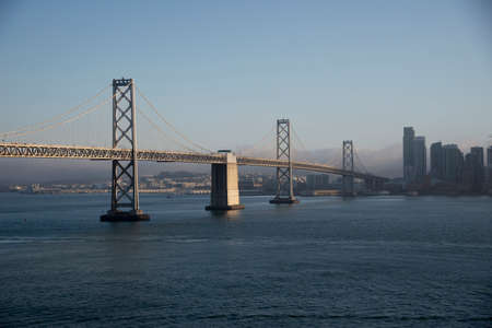 USA, San Francisco - june circa, 2019: Suspension Oakland Bay Bridge in San Franciscoの写真素材