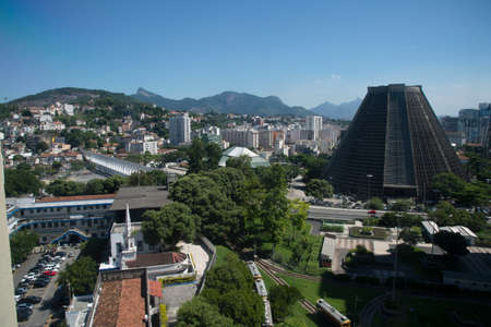 Rio de Janeiro, Brazil, april,05, 2017 - Metropolitan Cathedral of the City of Rio de Janeiroのeditorial素材