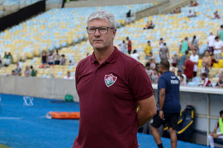 Rio, Brazil - february 09, 2020: xxxx in match between Fluminense and Botafogo by the Carioca Championship in Maracana Stadiumのeditorial素材