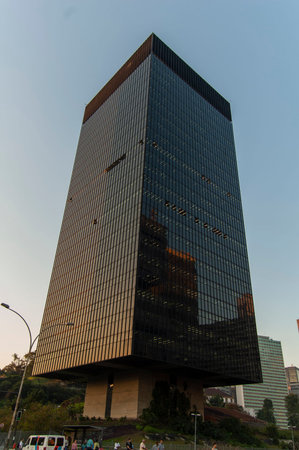 Rio de Janeiro, RJ, Brazil - june 21, 2006: facade the building of the headquarters of the Central...