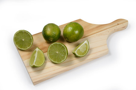 tahini lemon, typical in Brazil in a white background
