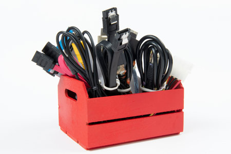 technological waste that remains in residence as computer cables