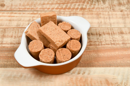 Pacoca, typical Brazilian sweets eaten at the June parties (Festa Junina)
