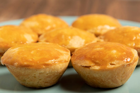 Empadinha, traditional Brazilian snack food usually stuffed with chicken