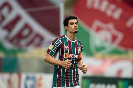 Rio, Brazil - July 17, 2021: Egidio player in match between Fluminense 0 vs 1 Gremio by 12th round of Brazilian Championship (serie A) in Maracana Stadiumのeditorial素材