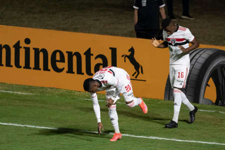 Rio, Brazil - august 04, 2021: Orejuela player in match between Vasco vs Sao Paulo by Brazilian Cup in Sao Januario Stadiumのeditorial素材