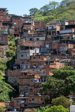 Rio, Brazil - October 22, 2021: Thousands of buildings that make up the urban landscape of the...