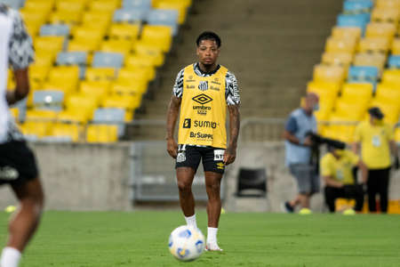Rio, Brazil - December 06, 2021: Marinho player in match between Flamengo 0 vs 1 Santos by 37th round of Brazilian Championship (serie A) in Maracana Stadiumのeditorial素材