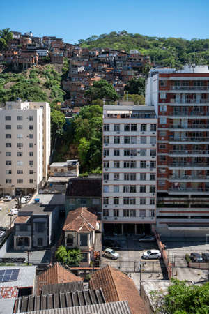 Rio, Brazil - October 22, 2021: Thousands of buildings that make up the urban landscape of the northern part of the city in the Vila Isabel neighborhoodのeditorial素材