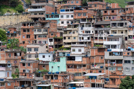 Rio, Brazil - November 14, 2021: View of a poor community on a hillside in the north of the city, showing the nearby vegetationのeditorial素材