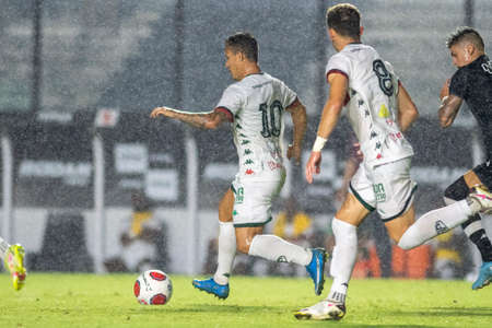 Rio, Brazil - February 09, 2022: Romarinho player in match between Vasco da Gama 1 vs 0 Portuguesa by 5th round of Carioca Championship (Taca Guanabara) in Sao Januario Stadiumのeditorial素材