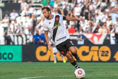 Rio, Brazil - February 26, 2022: Nene player in match between Fluminense 2 vs 0 Vasco by 9th round of Carioca Championship (Taca Guanabara) in Nilton Santos Stadiumのeditorial素材