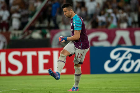 Rio, Brazil - March 09, 2022: Fabio player in match between Fluminense (BRA) 3 vs 1 Olimpia (PAR) by 3rd round of Libertadores Cup in Nilton Santos Stadiumのeditorial素材