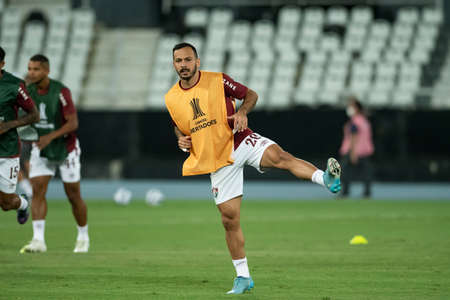 Rio, Brazil - March 09, 2022: Yago Felipe player in match between Fluminense (BRA) 3 vs 1 Olimpia (PAR) by 3th round of Libertadores Cup in Nilton Santos Stadiumのeditorial素材