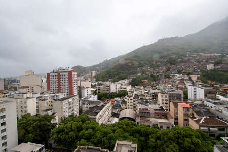 Rio, Brazil - October 05, 2021: Thousands of buildings that make up the urban landscape of the north part of the city in the Tijuca neighborhoodのeditorial素材
