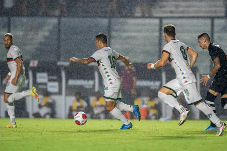 Rio, Brazil - February 09, 2022: Romarinho player in match between Vasco da Gama 1 vs 0 Portuguesa by 5th round of Carioca Championship (Taca Guanabara) in Sao Januario Stadiumのeditorial素材