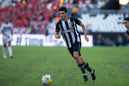 Rio, Brazil - June 16, 2022: Lucas Piazon player in match between Botafogo vs Sao Paulo by 12th round of Brazilian Championship in Nilton Santos Stadiumのeditorial素材
