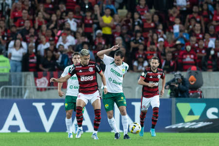 Rio, Brazil - June 15, 2022: Andreas player in match between Flamengo vs Cuiaba by 11th round of Brazilian Championship in Maracana Stadiumのeditorial素材