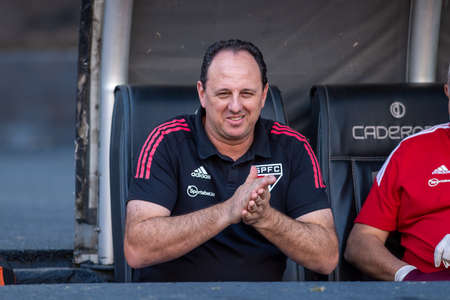 Rio, Brazil - June 16, 2022: Rogerio Ceni coach in match between Botafogo vs Sao Paulo by 12th round of Brazilian Championship in Nilton Santos Stadiumのeditorial素材