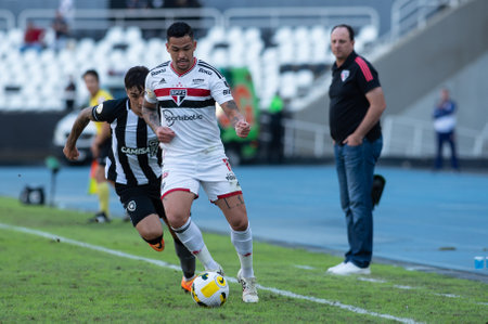 Rio, Brazil - June 16, 2022: Luciano player in match between Botafogo vs Sao Paulo by 12th round of Brazilian Championship in Nilton Santos Stadiumのeditorial素材