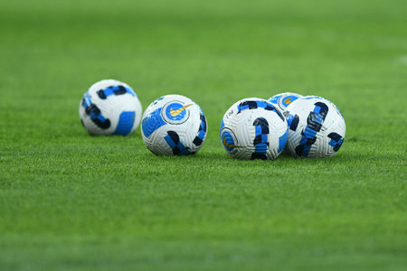 Rio, Brazil - July 06, 2022: Ball of match between Flamengo (BRA) vs Tolima (ARG) by Libertadores Cup 2022, by round of groups, in Maracana Stadiumのeditorial素材