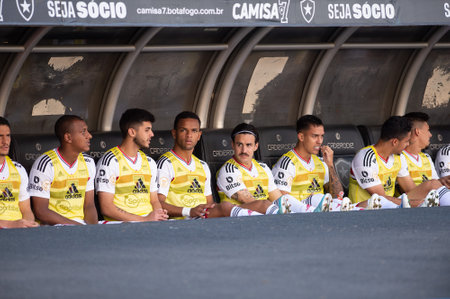 Rio, Brazil - June 16, 2022: xxx player in match between Botafogo vs Sao Paulo by 12th round of Brazilian Championship in Nilton Santos Stadiumのeditorial素材