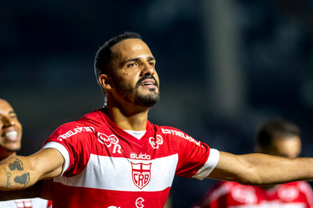 Rio, Brazil - July 28, 2022: Anselmo Ramon player in match between Vasco vs CRB 21th round Brazilian Championship B series, in Sao Januario Stadiumのeditorial素材