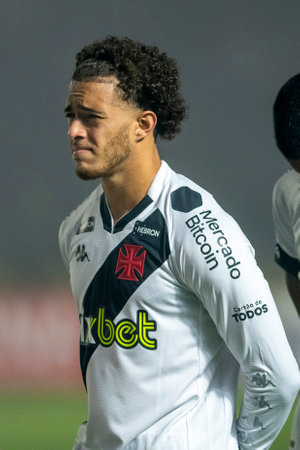 Rio, Brazil - July 28, 2022: Figueredo player in match between Vasco vs CRB 21th round Brazilian Championship B series, in Sao Januario Stadiumのeditorial素材