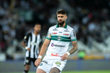 Rio, Brazil - September 17, 2022: Fabricio Daniel player in match between Botafogo vs Coritiba by 17 round of Brazilian Championship in Nilton Santos Stadiumのeditorial素材