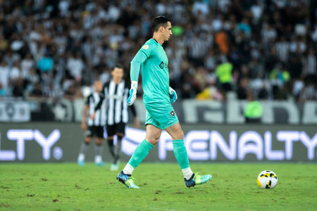 Rio, Brazil - September 17, 2022: Gatito Fernandez player in match between Botafogo vs Coritiba by 17 round of Brazilian Championship in Nilton Santos Stadiumのeditorial素材