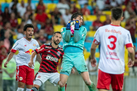 Rio, Brazil - October 01, 2022 - Cleiton player in match between Flamengo vs Bragantino by 29 round of Brazilian Championship in Maracana Stadiumのeditorial素材