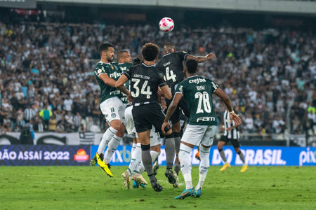 Rio, Brazil - October 03, 2022: match between Bptafogo vs Palmeiras by 29 round of Brazilian Championship, in Maracana Stadiumのeditorial素材