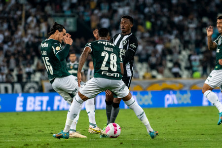 Rio, Brazil - October 03, 2022: match between Bptafogo vs Palmeiras by 29 round of Brazilian Championship, in Maracana Stadiumのeditorial素材