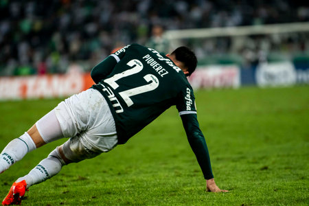 Rio, Brazil - October 03, 2022: Piquerez player in match between Bptafogo vs Palmeiras by 29 round of Brazilian Championship, in Maracana Stadiumのeditorial素材