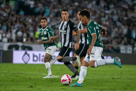 Rio, Brazil - October 03, 2022: match between Bptafogo vs Palmeiras by 29 round of Brazilian Championship, in Maracana Stadiumのeditorial素材