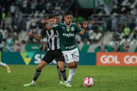 Rio, Brazil - October 03, 2022: Gabriel Menino player in match between Bptafogo vs Palmeiras by 29 round of Brazilian Championship, in Maracana Stadiumのeditorial素材