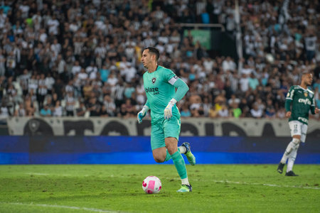 Rio, Brazil - October 03, 2022: Gatito Fernandez player in match between Bptafogo vs Palmeiras by 29 round of Brazilian Championship, in Maracana Stadiumのeditorial素材