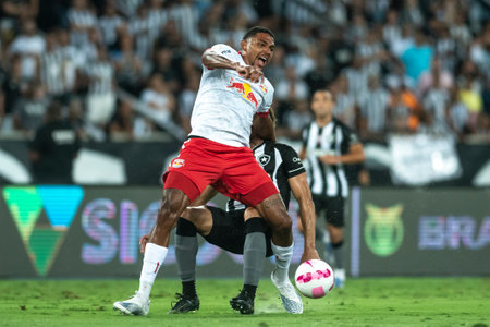 Rio, Brazil - October 26, 2022 - Popo player in match between Botafogo vs Bragantino by 34 round of Brazilian Championship, A series in Nilton Santos Stadiumのeditorial素材