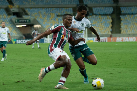 Rio, Brazil - november 09, 2022, Jhon Arias player match between Fluminense vs Goias by 37th round of Brazilian Championship, A serie in Maracana Stadiumのeditorial素材