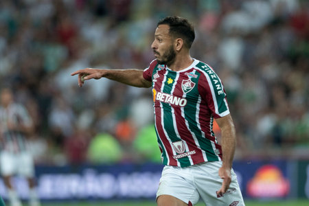 Rio, Brazil - november 09, 2022, match between Fluminense vs Goias by 37th round of Brazilian Championship, A serie in Maracana Stadiumのeditorial素材