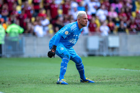 Rio, Brazil - november 12, 2022, Diego Alves player in match between Flamengo vs Avai by 38th round of Brazilian Championship, A serie in Maracana Stadiumのeditorial素材