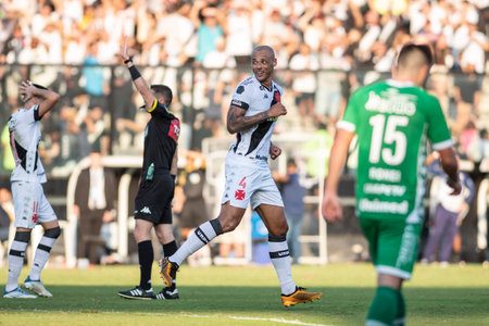 Rio, Brazil - July 31, 2022: Anderson Conceicao player in match between Vasco vs Chapecoense by 22th round Brazilian Championship B serie, in Sao Januario Stadiumのeditorial素材